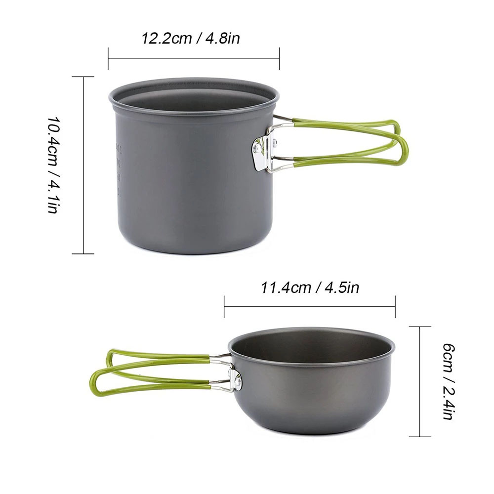 キャンプ調理器具キット ストーブ付き アウトドアクッキングセ - Camping Cooking Full Set のレビューと価格